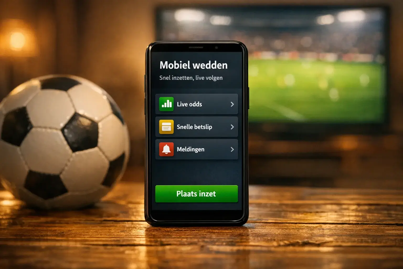Mobiel wedden voetbal apps snelheid