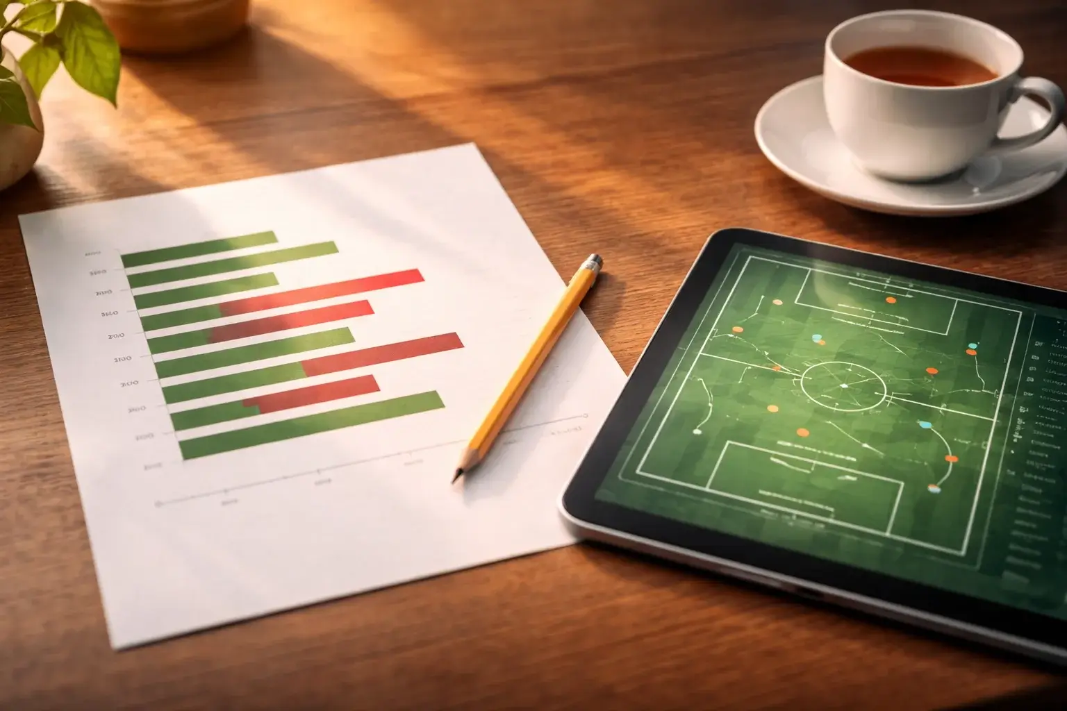 Voetbalstatistieken voor wedden data analyse